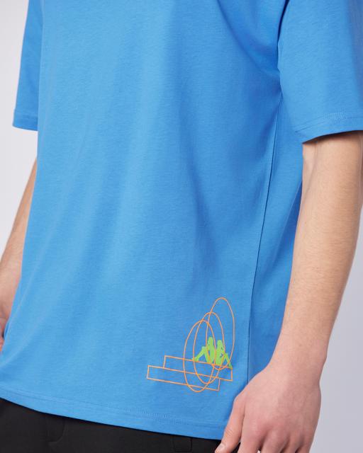 Mavi Fortes Tee Erkek Mavi Comfort Fit Tişört - KAPPA® Türkiye