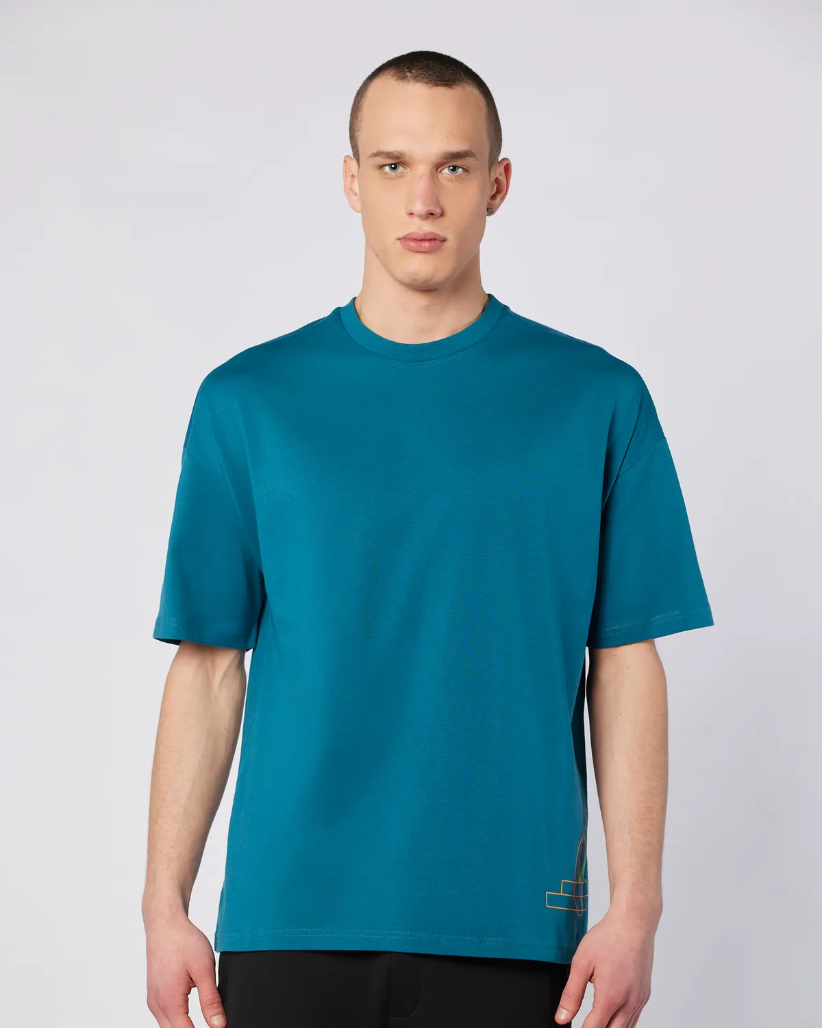 Mavi Fortes Tee Erkek Petrol Mavisi Comfort Fit Tişört