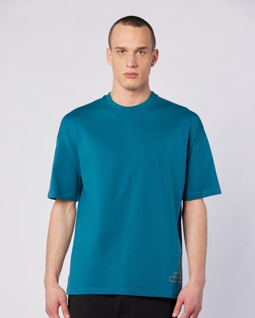 Mavi Fortes Tee Erkek Petrol Mavisi Comfort Fit Tişört - KAPPA® Türkiye