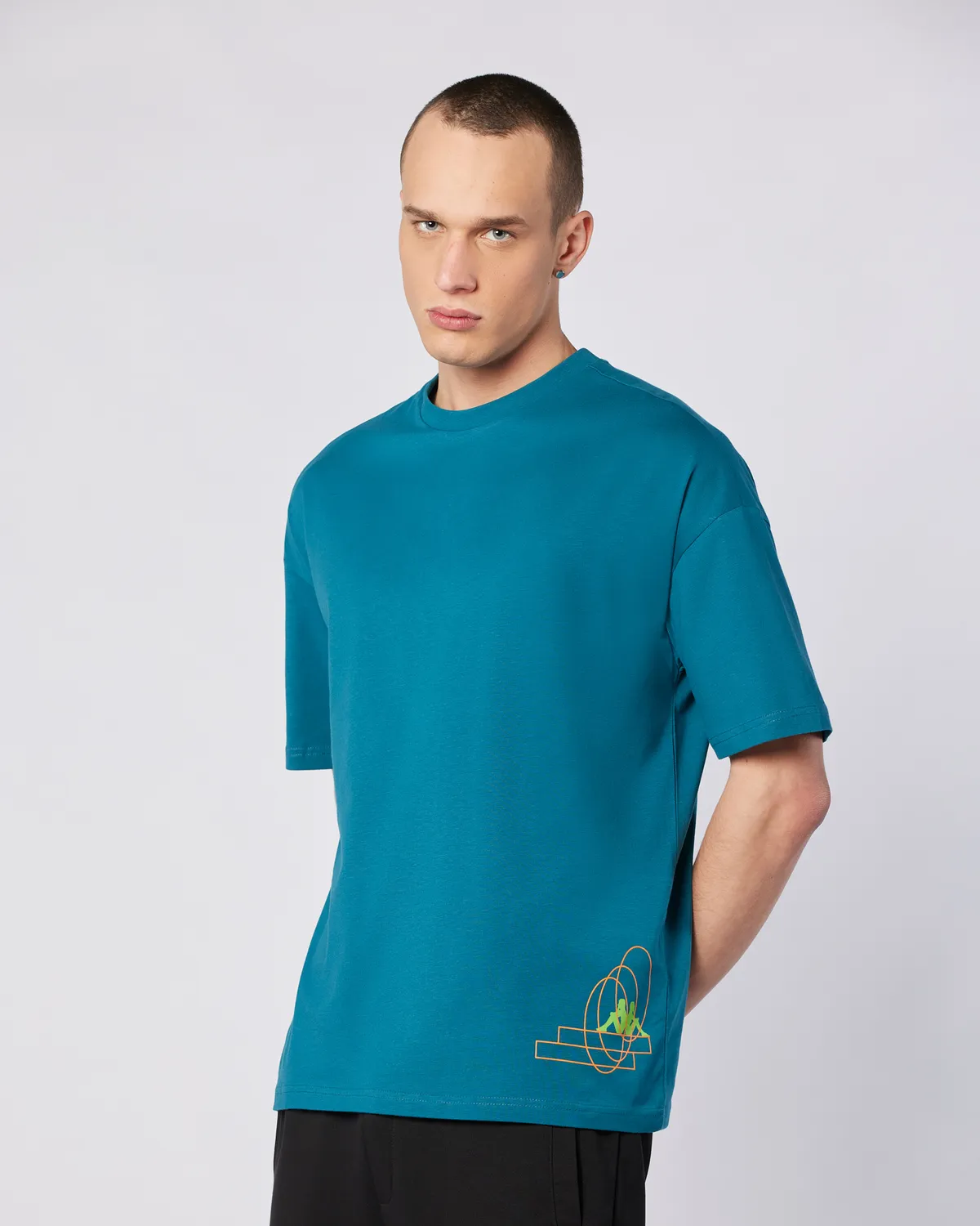 Mavi Fortes Tee Erkek Petrol Mavisi Comfort Fit Tişört