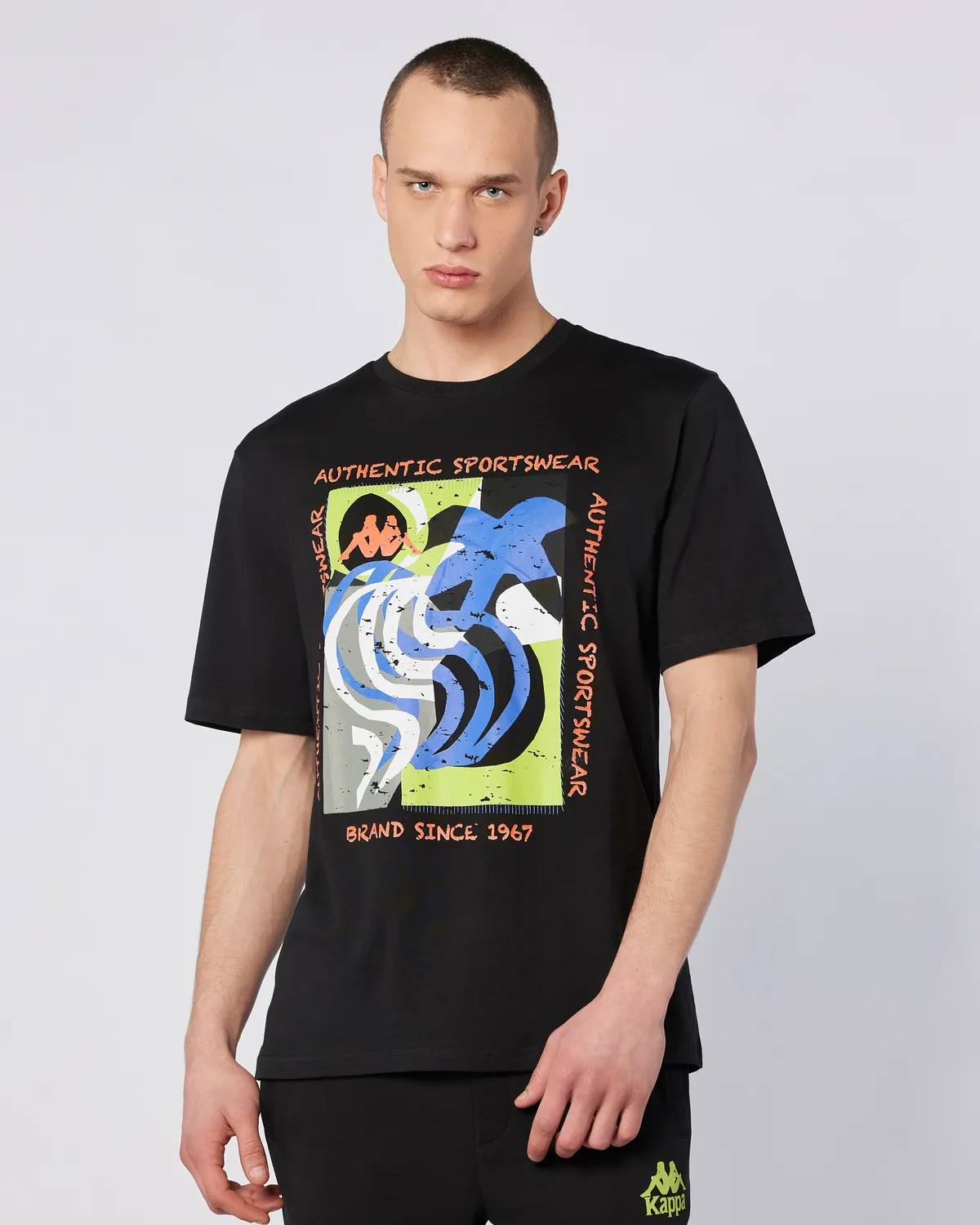 Siyah Hibbs Tee Erkek Siyah Comfort Fit Tişört