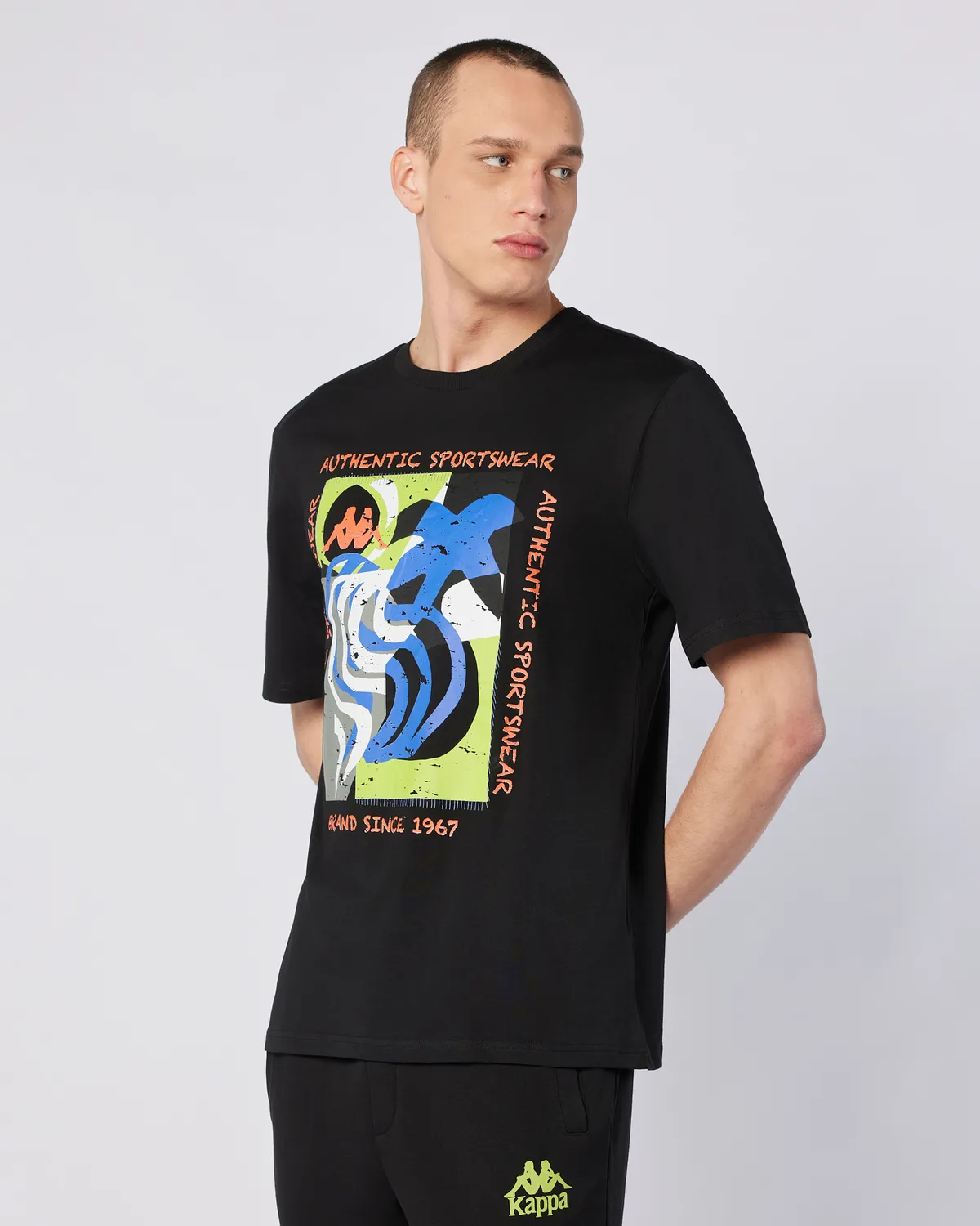 Siyah Hibbs Tee Erkek Siyah Comfort Fit Tişört