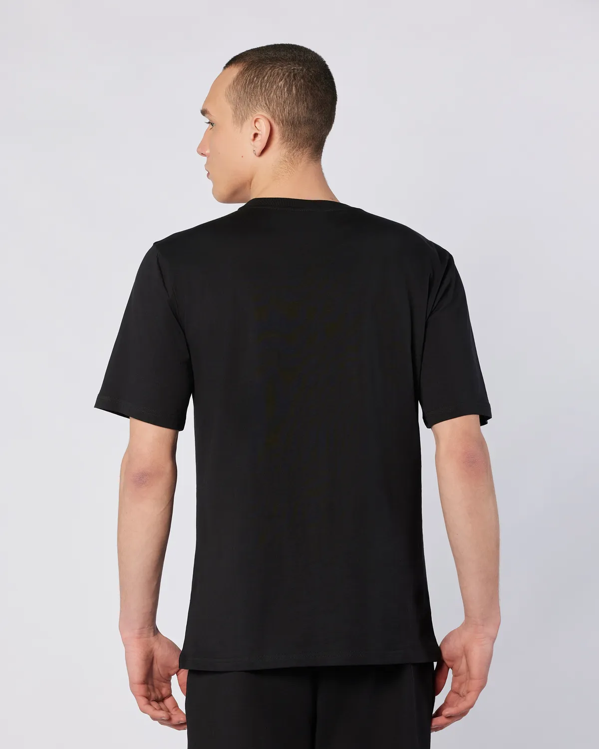 Siyah Hibbs Tee Erkek Siyah Comfort Fit Tişört