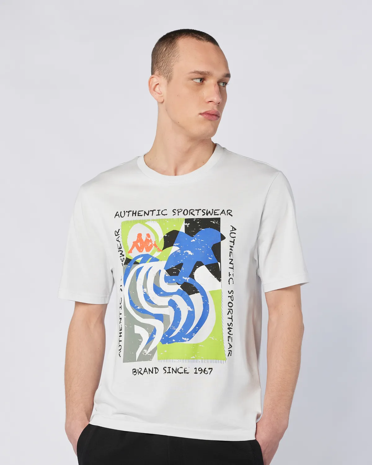 Gri Hibbs Tee Erkek Gri Comfort Fit Tişört