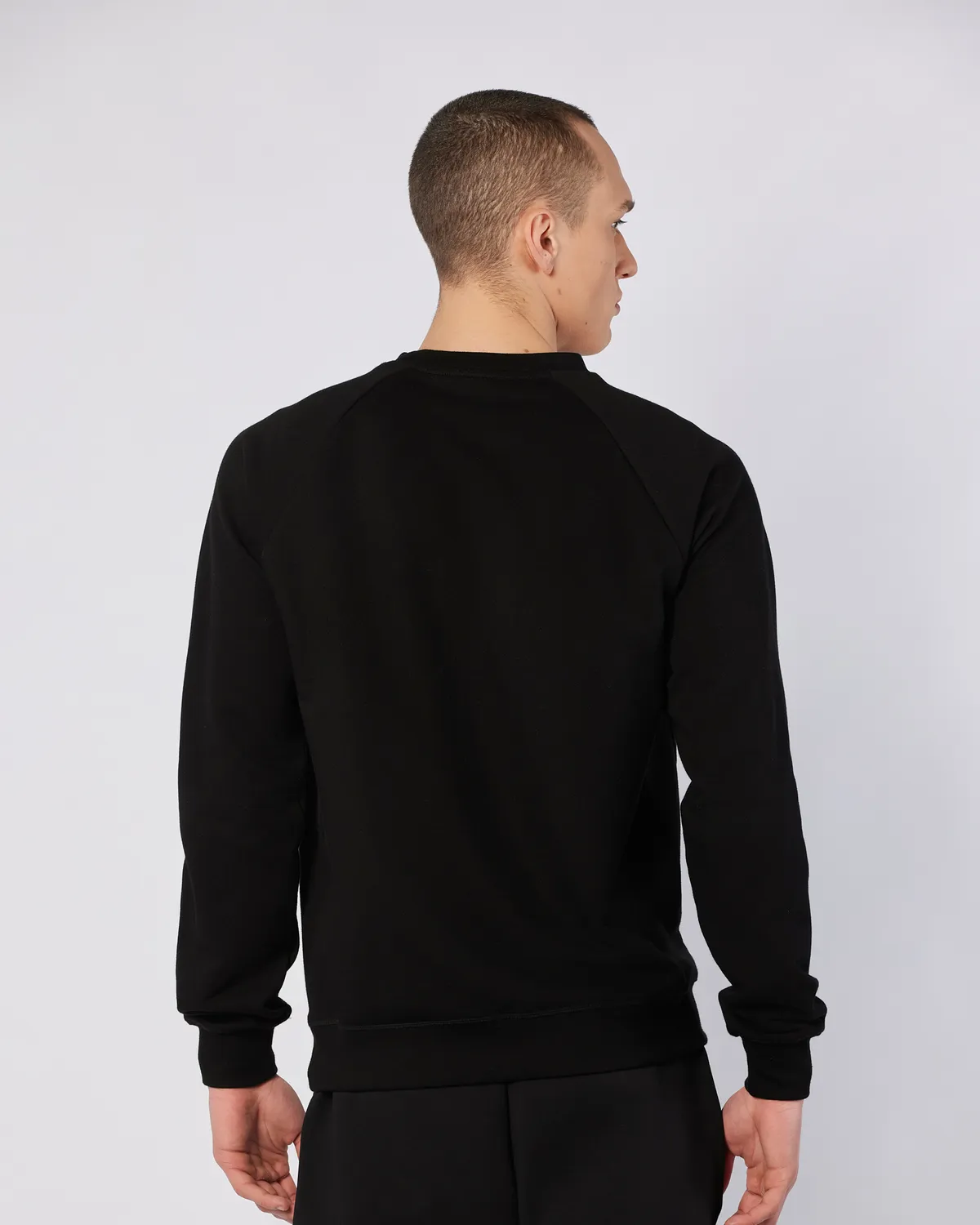 Siyah Jorde Erkek Siyah Regular Fit Sweatshirt