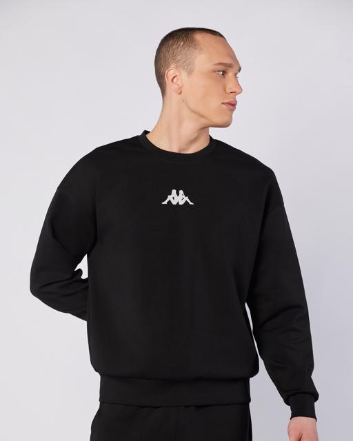 Siyah Jose Sweatshirt Erkek Siyah Regular Fit Sweatshirt - KAPPA® Türkiye