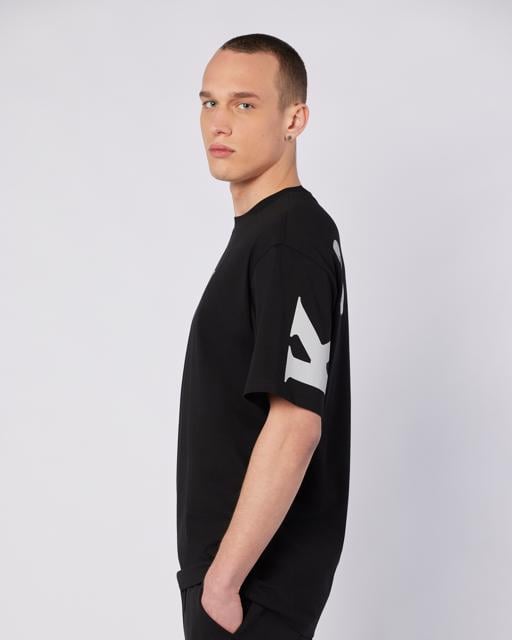 Siyah Jose Tee Erkek Siyah Regular Fit Tişört - KAPPA® Türkiye