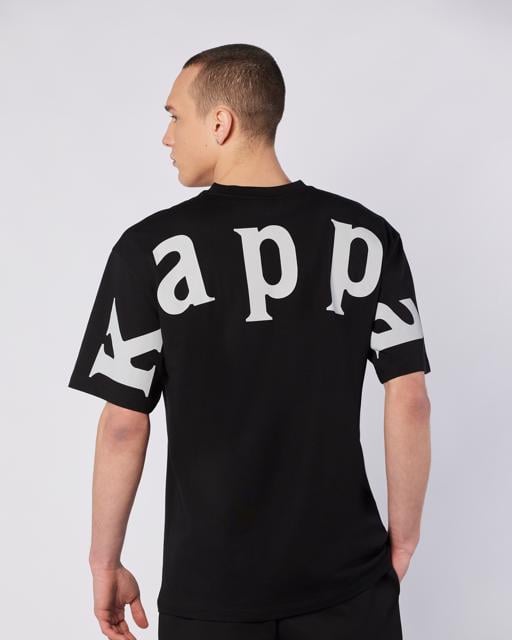 Siyah Jose Tee Erkek Siyah Regular Fit Tişört - KAPPA® Türkiye