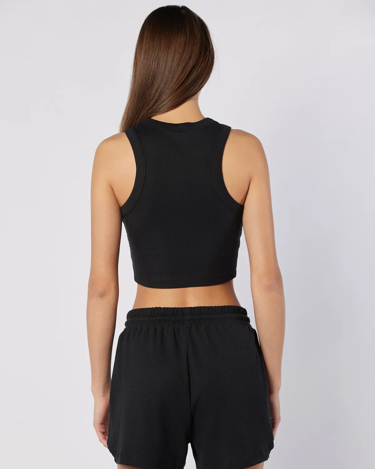 Siyah Leda Tank Kadın Siyah Regular Fit Atlet