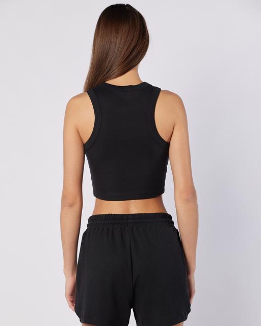 Siyah Leda Tank Kadın Siyah Regular Fit Atlet - KAPPA® Türkiye