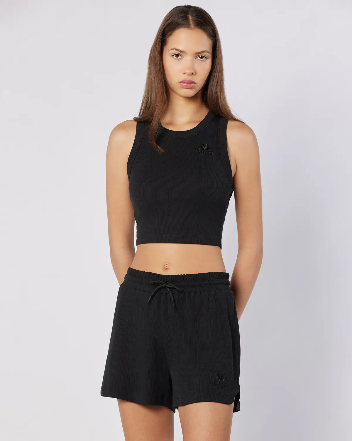 Siyah Leda Tank Kadın Siyah Regular Fit Atlet