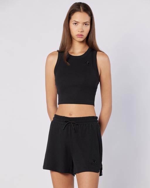 Siyah Leda Tank Kadın Siyah Regular Fit Atlet - KAPPA® Türkiye