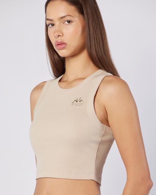Bej Leda Tank Kadın Bej Regular Fit Atlet - KAPPA® Türkiye