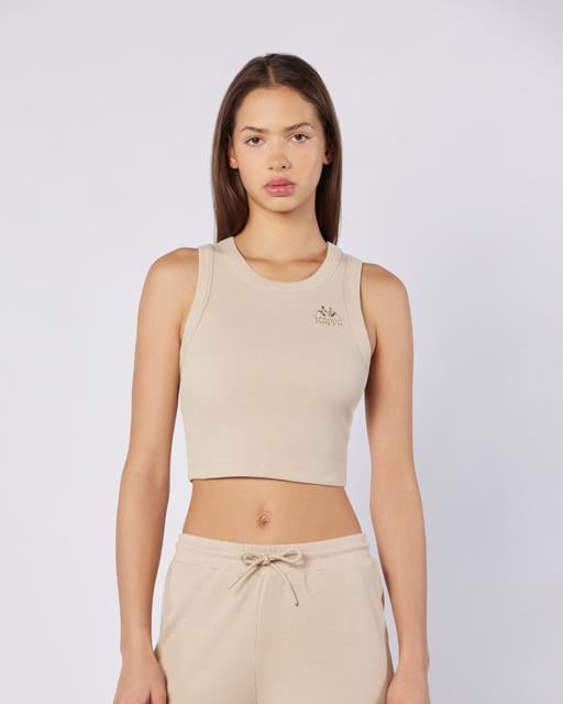 Bej Leda Tank Kadın Bej Regular Fit Atlet - KAPPA® Türkiye