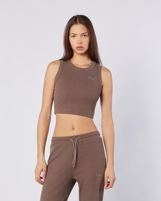 Kahverengi Leda Tank Kadın Kahverengi Regular Fit Atlet - KAPPA® Türkiye
