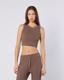 Leda Tank Kadın Kahverengi Regular Fit Atlet