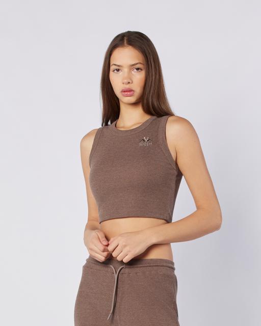 Kahverengi Leda Tank Kadın Kahverengi Regular Fit Atlet - KAPPA® Türkiye