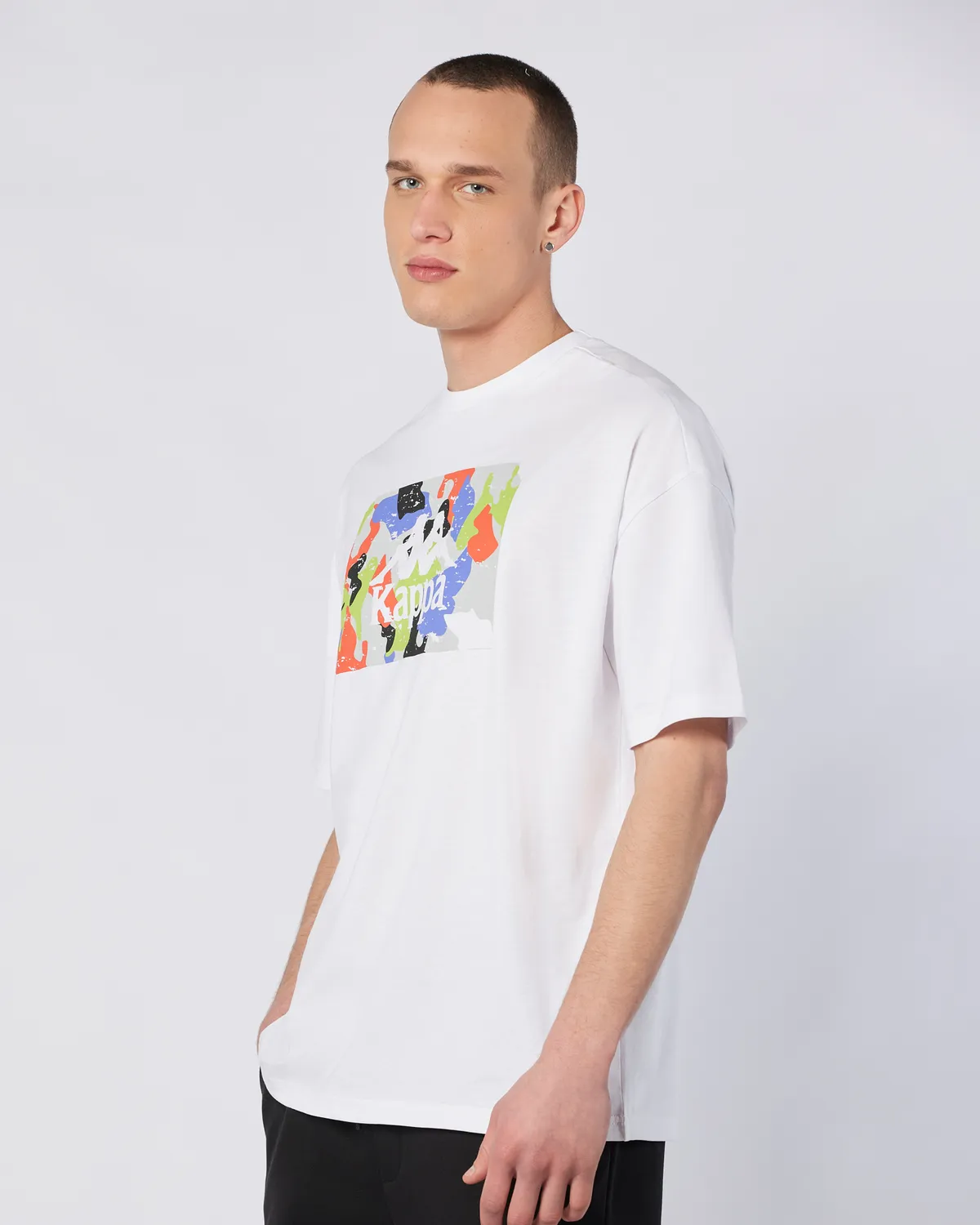 Beyaz Tarsty Tee Erkek Beyaz Comfort Fit Tişört