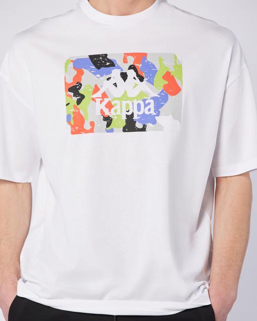Beyaz Tarsty Tee Erkek Beyaz Comfort Fit Tişört - KAPPA® Türkiye