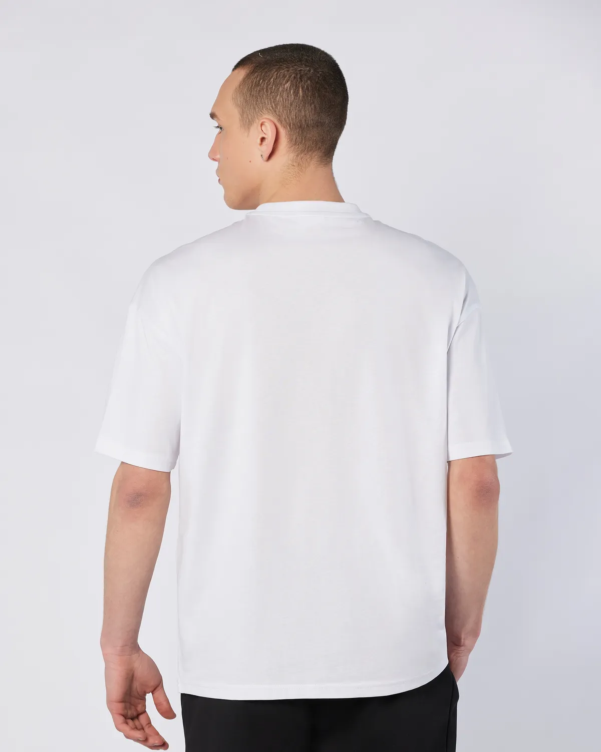 Beyaz Tarsty Tee Erkek Beyaz Comfort Fit Tişört