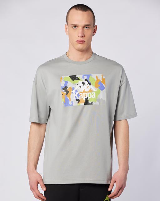 Gri Tarsty Tee Erkek Gri Comfort Fit Tişört - KAPPA® Türkiye