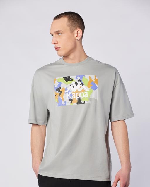 Gri Tarsty Tee Erkek Gri Comfort Fit Tişört - KAPPA® Türkiye