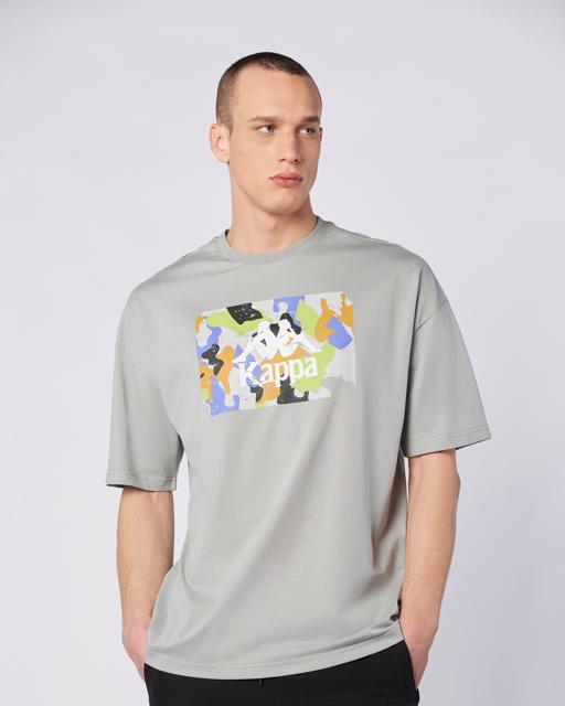 Gri Tarsty Tee Erkek Gri Comfort Fit Tişört - KAPPA® Türkiye