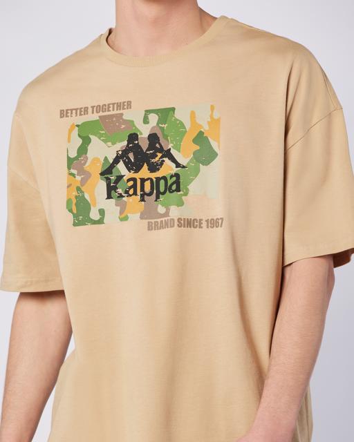 Bej Tarsty Tee Erkek Bej Comfort Fit Tişört - KAPPA® Türkiye
