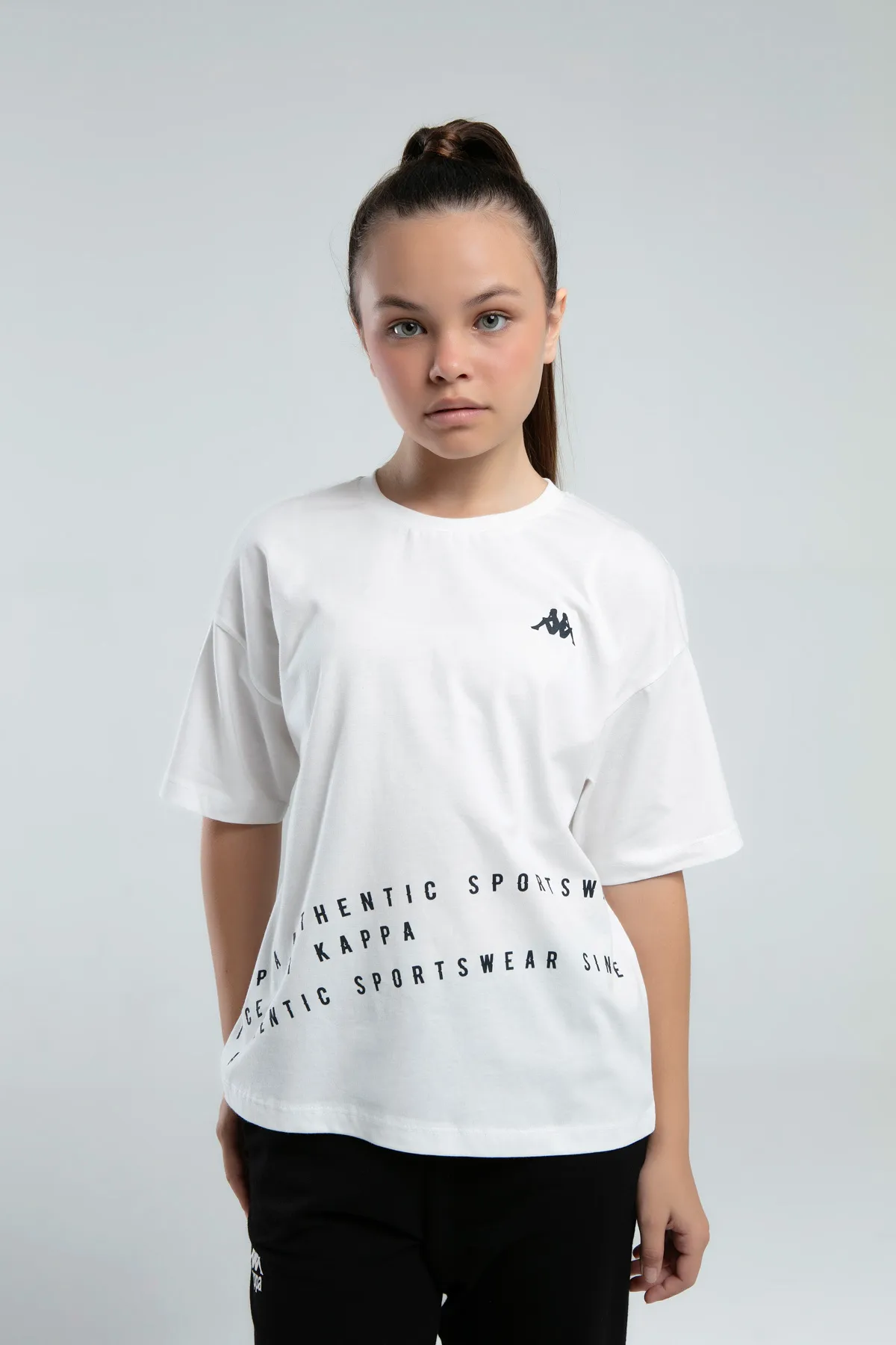 Beyaz Authentic Kaley Kız Çocuk Beyaz Regular Fit Tişört