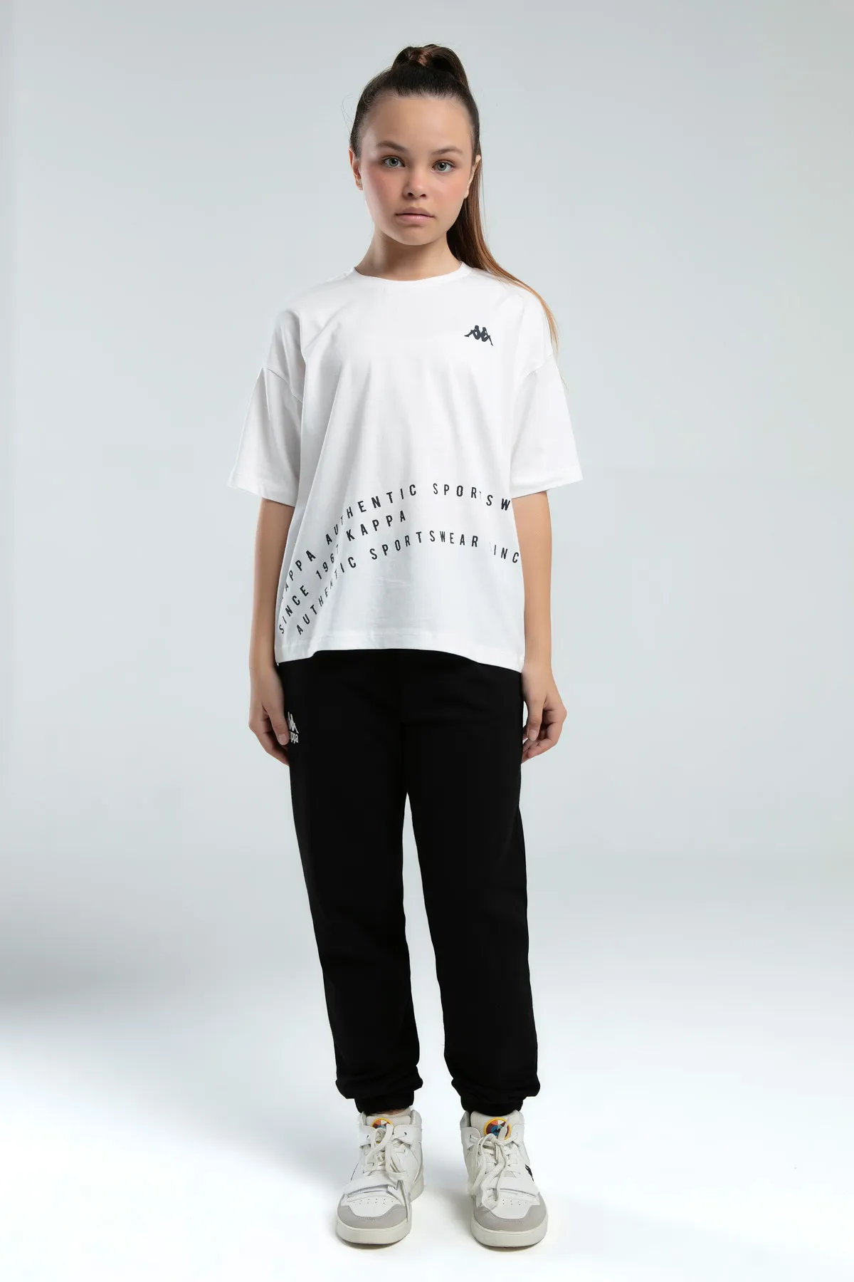 Beyaz Authentic Kaley Kız Çocuk Beyaz Regular Fit Tişört