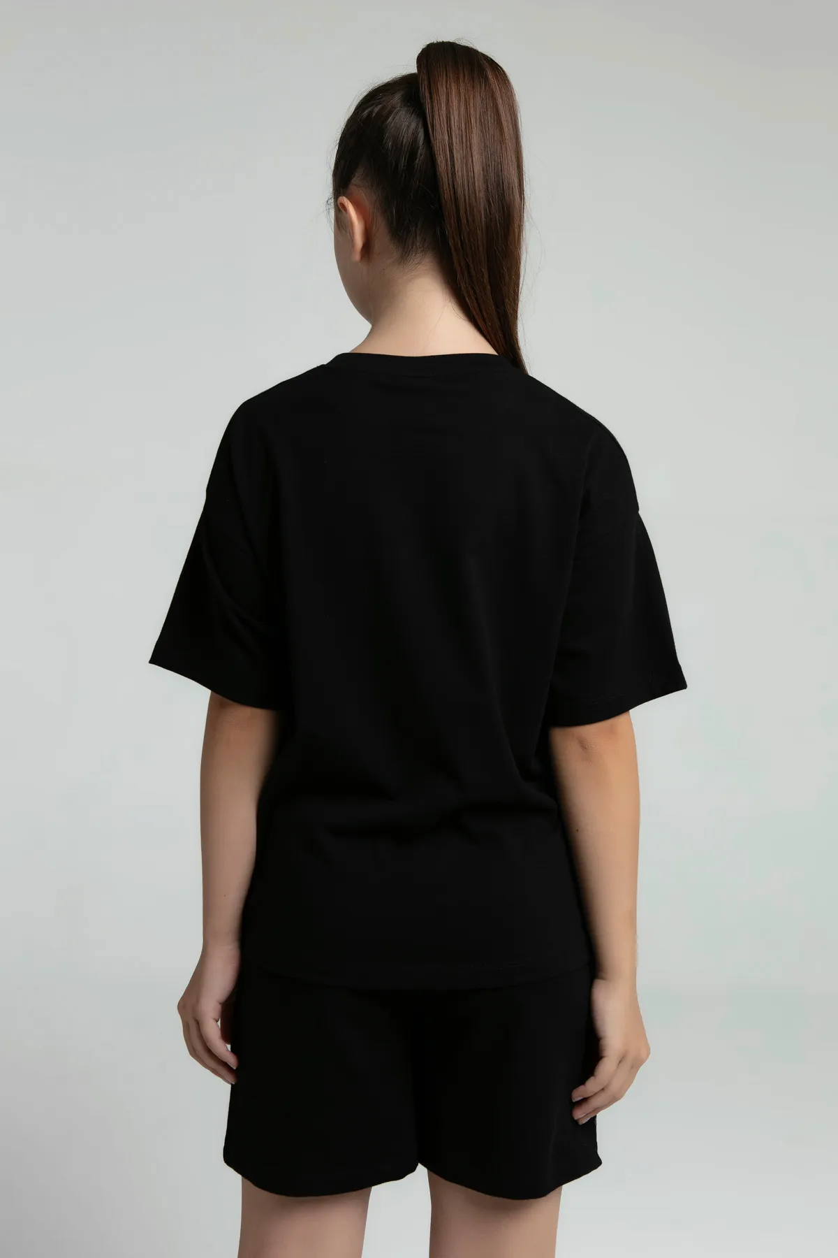 Siyah Authentic Kaley Kız Çocuk Siyah Regular Fit Tişört