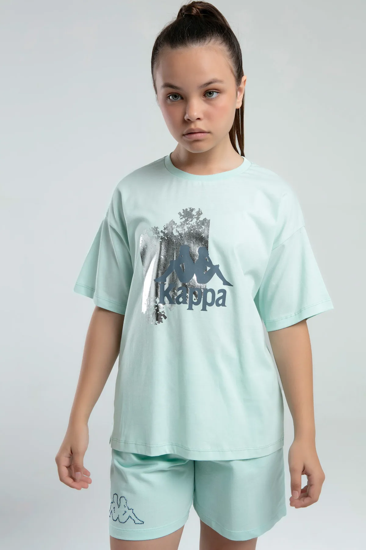 Yeşil Authentic Kali Kız Çocuk Yeşil Regular Fit Tişört