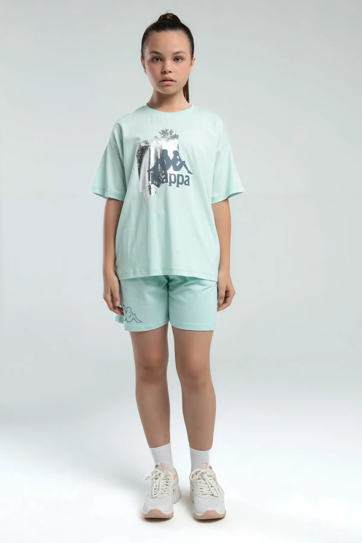 Yeşil Authentic Kali Kız Çocuk Yeşil Regular Fit Tişört