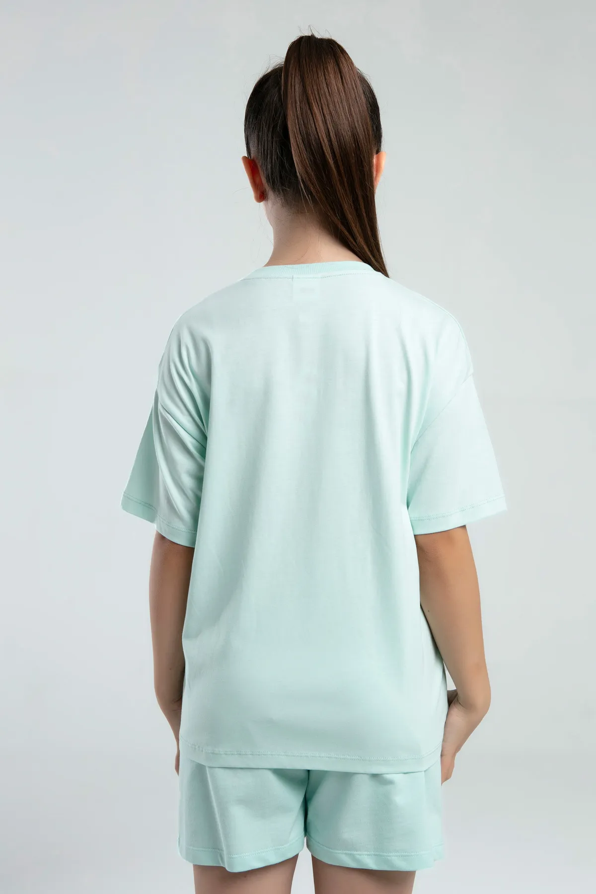 Yeşil Authentic Kali Kız Çocuk Yeşil Regular Fit Tişört