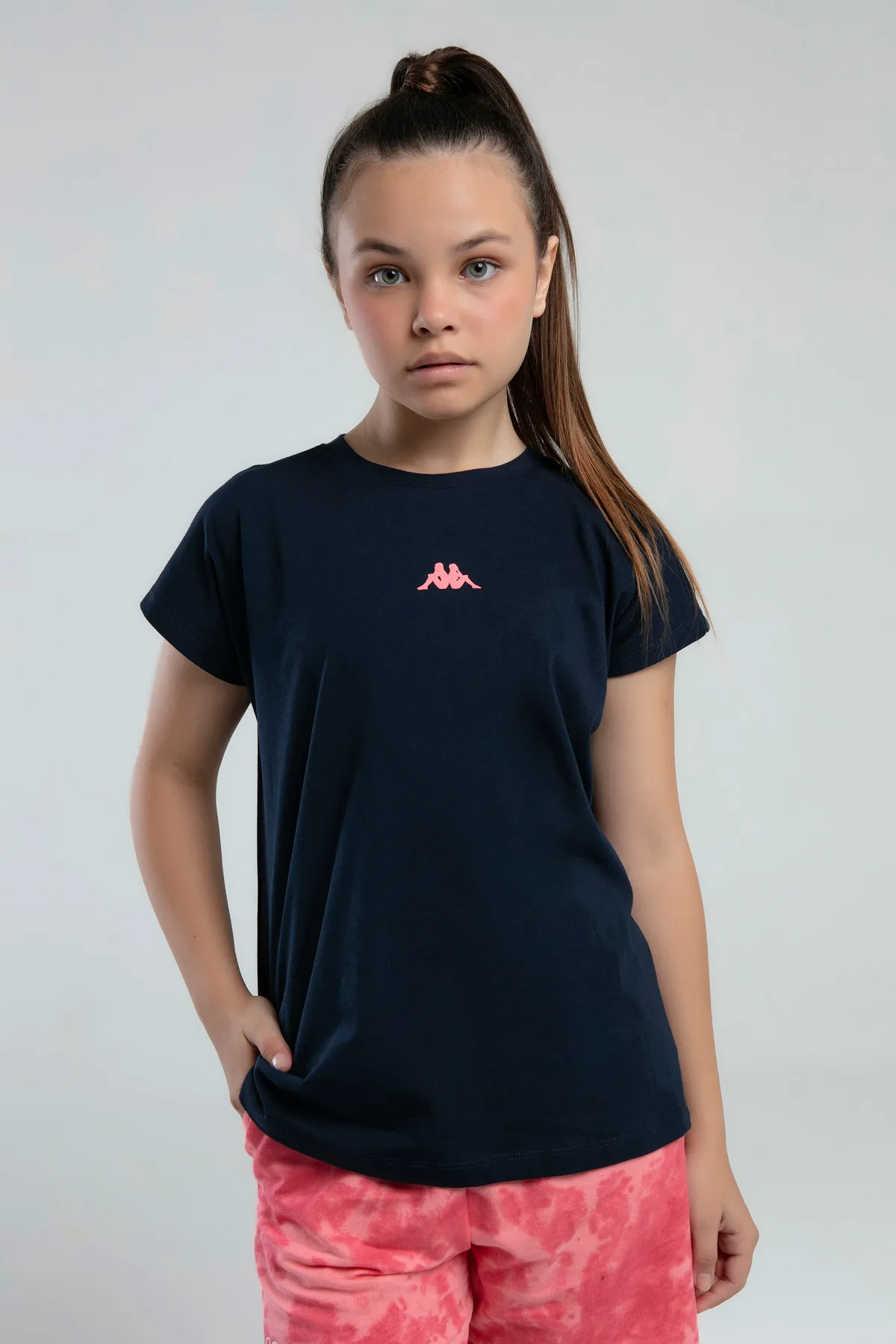 Mavi Authentic Kailyn Kız Çocuk Lacivert Regular Fit Tişört