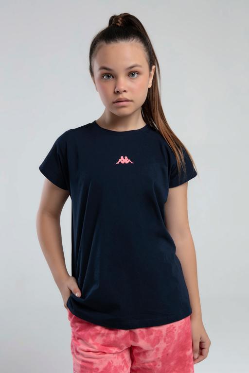 Mavi Authentic Kailyn Kız Çocuk Lacivert Regular Fit Tişört - KAPPA® Türkiye