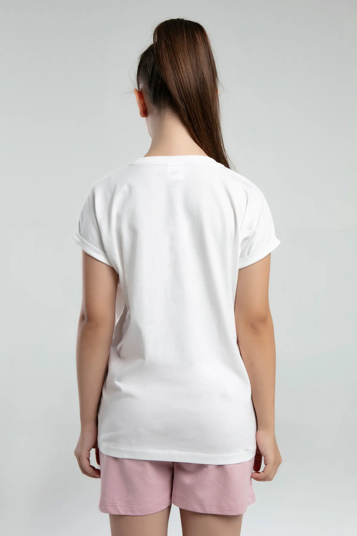 Beyaz Authentic Kaelyn Kız Çocuk Beyaz Regular Fit Tişört