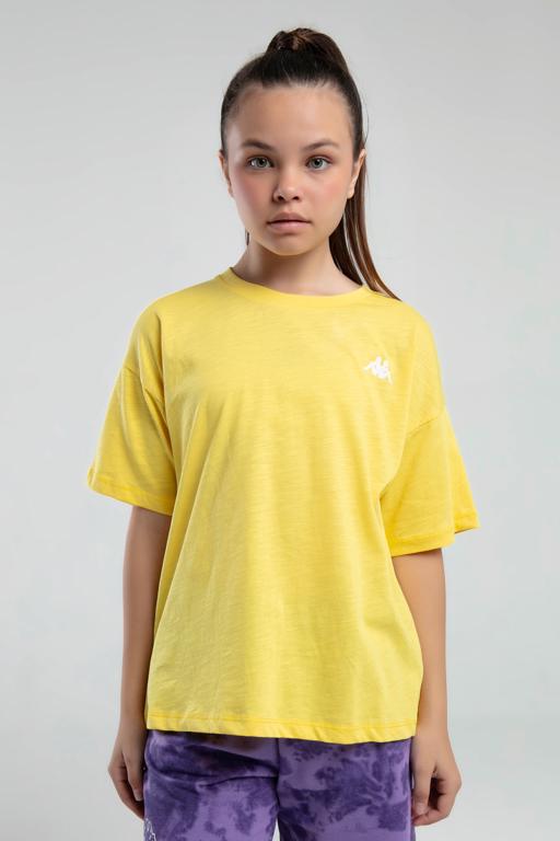 Sarı Authentic Kaitlyn Kız Çocuk Sarı Regular Fit Tişört - KAPPA® Türkiye
