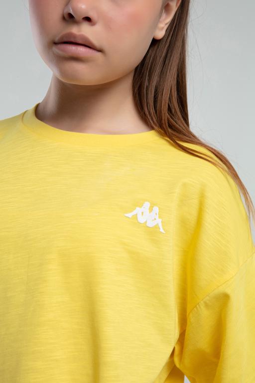 Sarı Authentic Kaitlyn Kız Çocuk Sarı Regular Fit Tişört - KAPPA® Türkiye