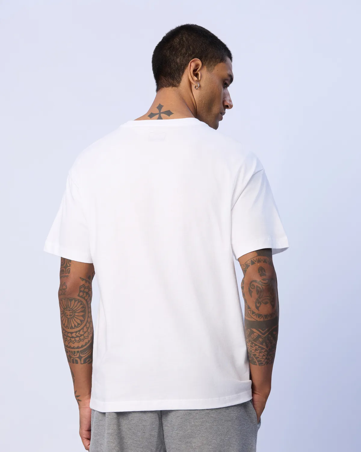 Beyaz Brix Erkek Beyaz Regular Fit Tişört