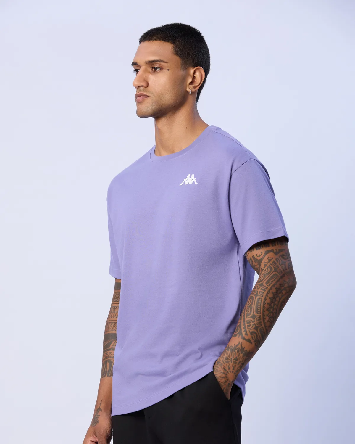 Mor Brix Erkek Lila Regular Fit Tişört