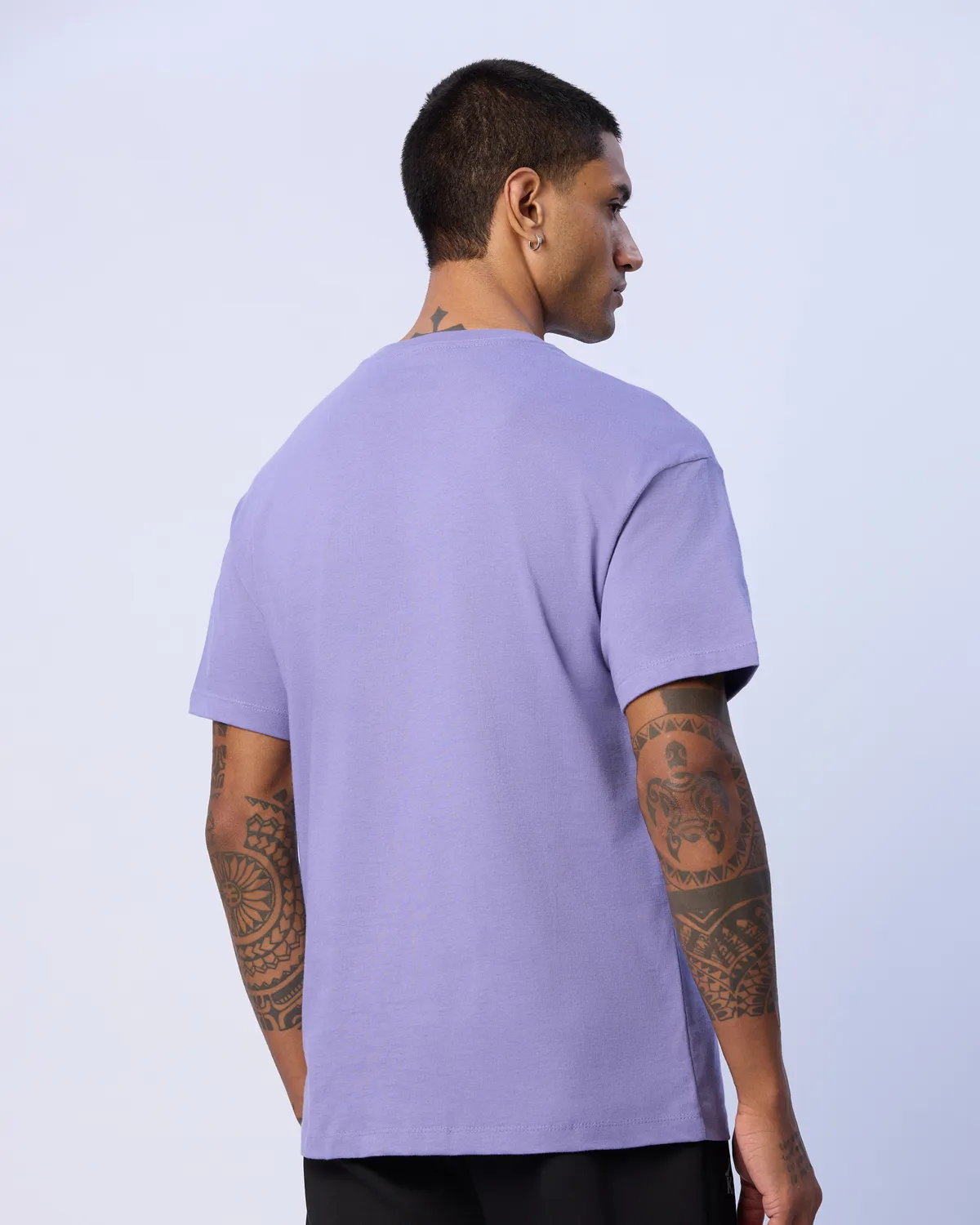 Mor Brix Erkek Lila Regular Fit Tişört