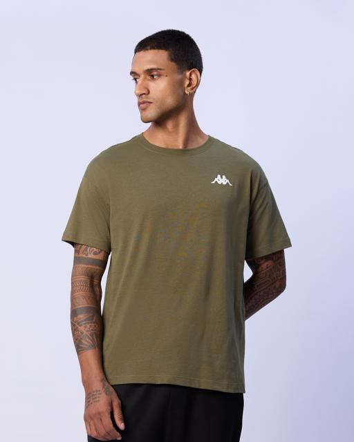 Yeşil Brix Erkek Yeşil Regular Fit Tişört - KAPPA® Türkiye