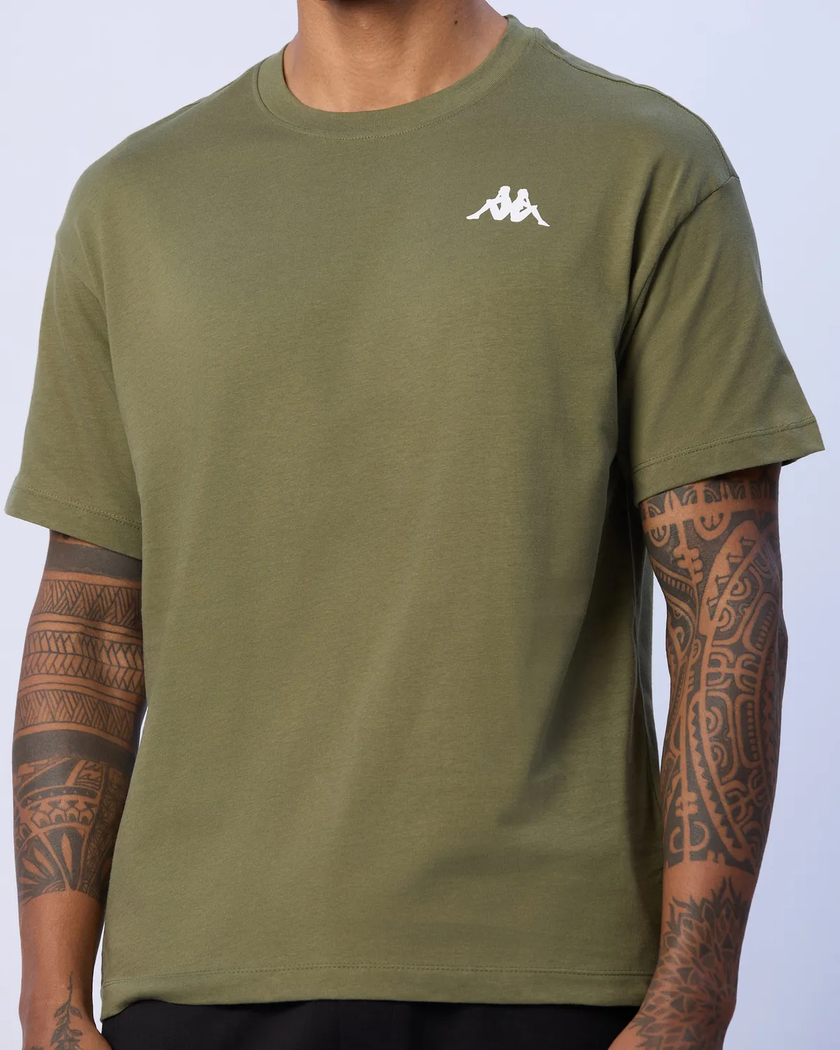 Yeşil Brix Erkek Haki Regular Fit Tişört