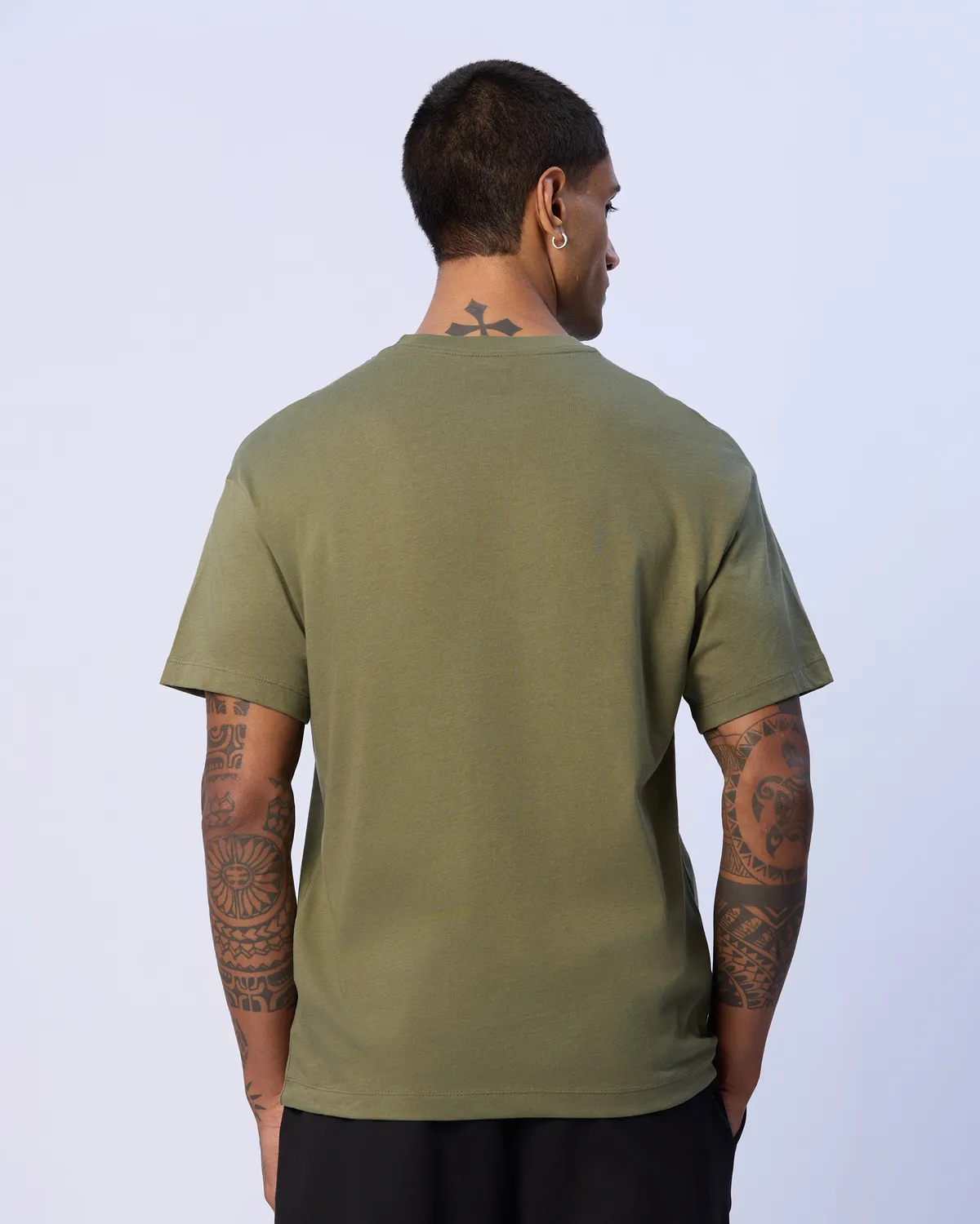 Yeşil Brix Erkek Haki Regular Fit Tişört