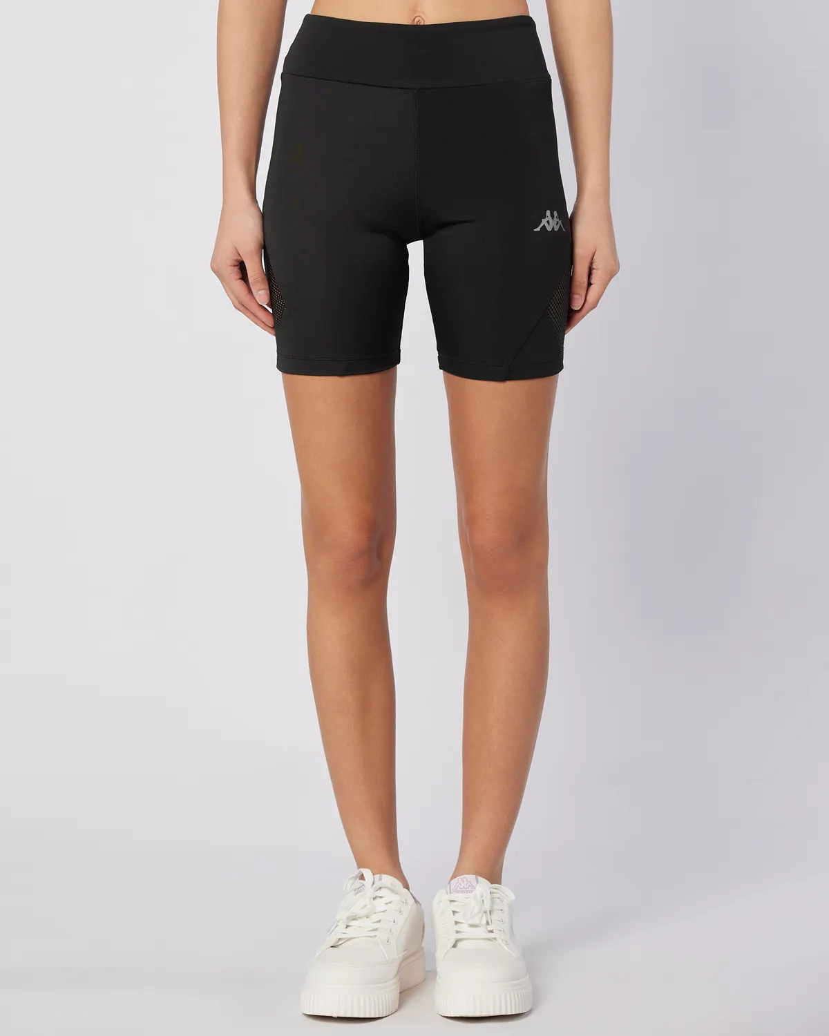 Siyah Gale Biker Kadın Siyah Skin Fit Biker Tayt