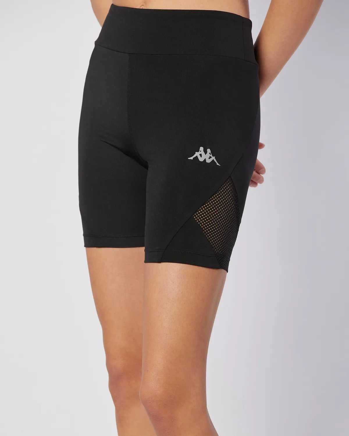 Siyah Gale Biker Kadın Siyah Skin Fit Biker Tayt