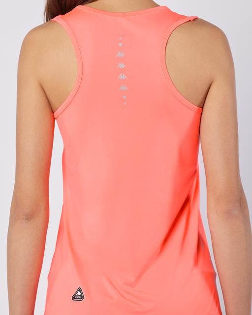 Kırmızı Run Fines Tur Kadın Kırmızı Regular Fit Atlet - KAPPA® Türkiye