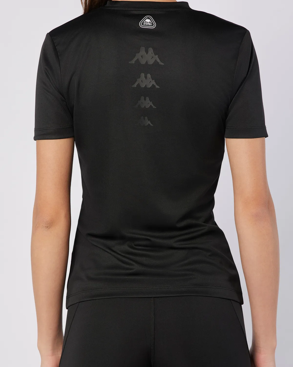 Siyah Eria Tur Kadın Siyah Regular Fit Tişört