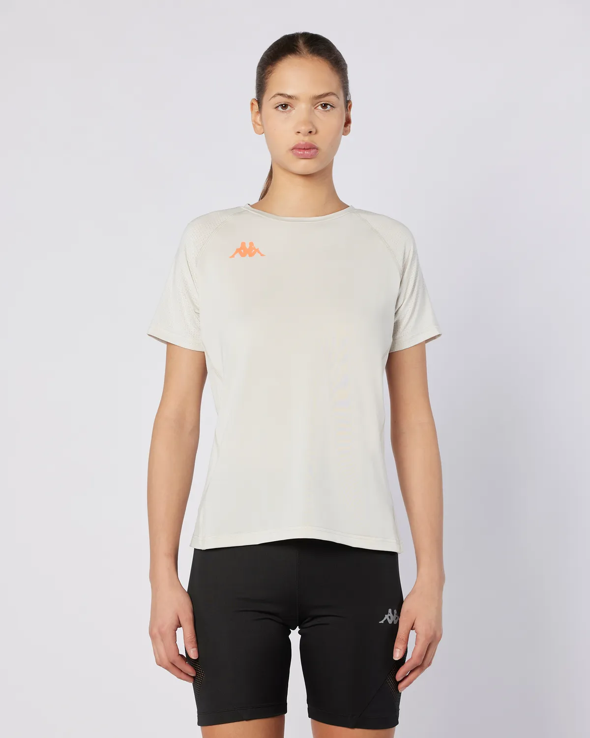 Gri Fiba Tur Kadın Beyaz Regular Fit Tişört